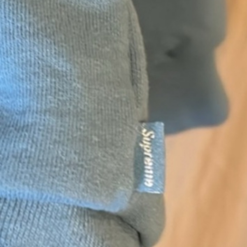 Supreme Blue Hoodie with Logo - Picture 5 of 5